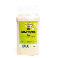 Bio Hartweizengrieß fein 500g - 8er Vorteilspack von Rosenfellner Mühle