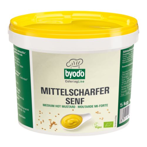 Organic mustard medium hot 5000g from Byodo