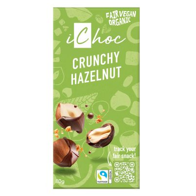 Bio Super Nut Schokolade 80g von iChoc