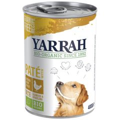 Bio Yarrah Yarrah Hundefutter Paté Huhn 400g - 12er Vorteilspack - Tierfutter von Yarrah