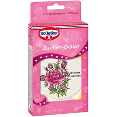 Dr. Oetker Zucker Dekor Schild Rosen 17g