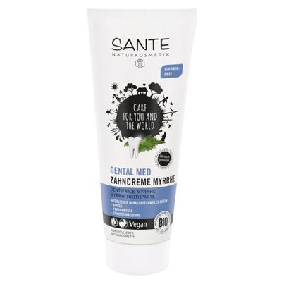 Bio Zahncreme Myrrhe  75ml - 6er Vorteilspack von Sante Naturkosmetik