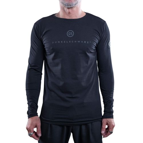 Dunkelschwarz long-sleeved shirt DS-2 ROLLUP22 PL black