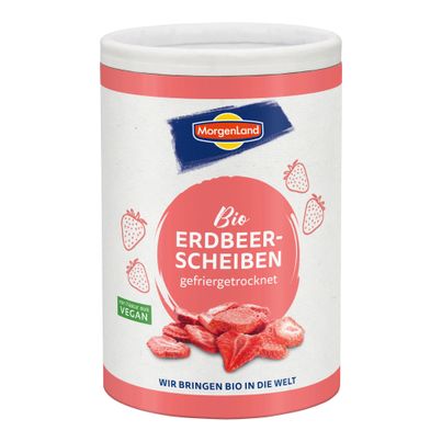 Bio Erdbeeren gefriergetrocknet 25g - 6er Vorteilspack von Morgenland
