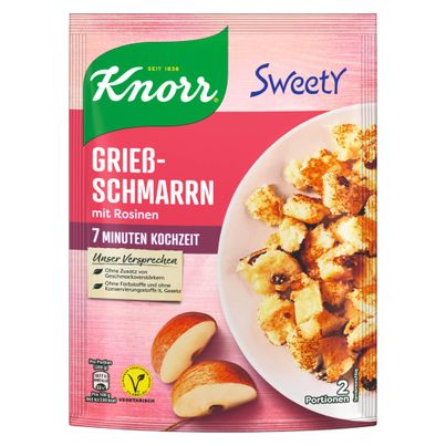 Knorr Grießschmarrn mit Rosinen 205g - Fertiggericht von Knorr