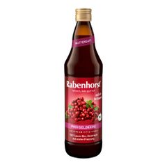Bio Preiselbeer Muttersaft 750ml - 6er Vorteilspack von Rabenhorst