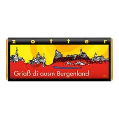 Organic chocolate Griaß di Ausm Burgenland 70g - 10 pieces benefit pack from Zotter