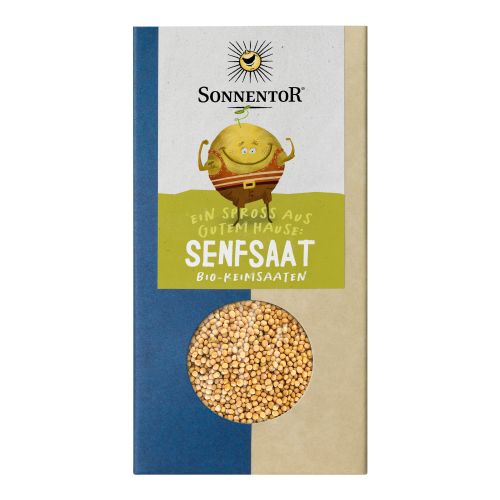 Organic yellow mustard 120g - value pack of 6 from Sonnentor