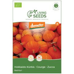 Bio Kürbis Red Kuri 6.57g Saatgut von Living Seeds