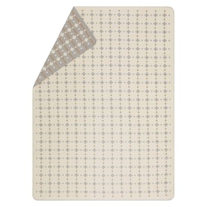 Fluffy Soft Blanket Crosses Color Off-White 150x200cm by David Fussenegger