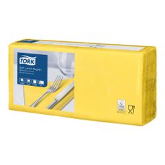 Servietten 3lg.gelb 33x33cm 150ct von Tork