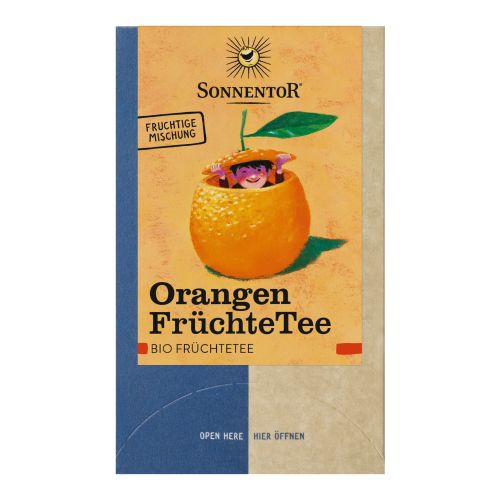 Organic orange fruit tea 32.4g - value pack of 6 from Sonnentor