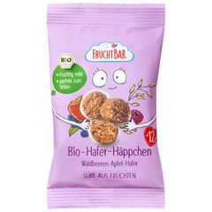 Bio Hafer Häppchen WaldbeerenApfel 40g - 10er Vorteilspack von Fruchtbar