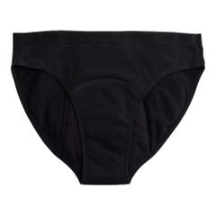 Periodenslip Bikini schwarz - Teens Collection - hohe Saugkraft - aus Bio-Baumwolle von ImseVimse - XS