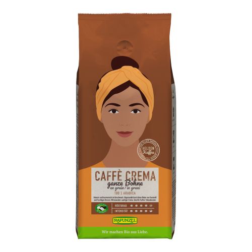 Bio Heldenkaffee Creme g. Bohne 1000g - 4er Vorteilspack von Rapunzel Naturkost