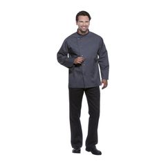 Kochjacke Lars anthrazit 48 von Karlowsky Passion