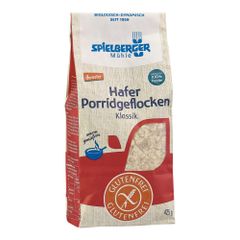 Bio Glf. Hafer Porridgeflocken Kl. 425g - 6er Vorteilspack von Spielberger Mühle