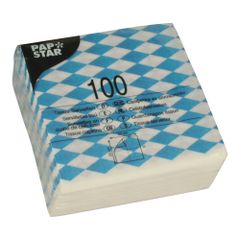 Servietten 1lg.Bay.blau33x33cm 100ct von Papstar