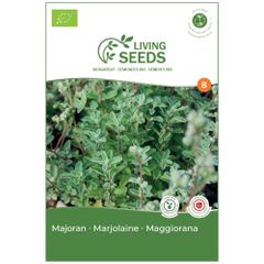 Bio Majoran 3.8g Saatgut von Living Seeds