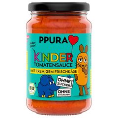 Bio Kinder Tomatensauce Frischkäse 340g - 6er Vorteilspack von Ppura