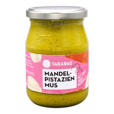 Bio Mandel-Pistazienmus MW 250g - 6er Vorteilspack von Tarabao Bio.fair.direkt.