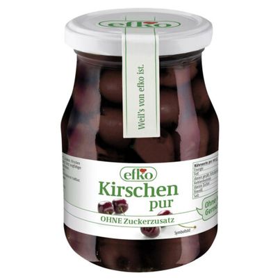efko Kirschenkompott pur 370ml - 6er Vorteilspack