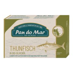 Bio Thunfisch in Olivenöl 120g - 10er Vorteilspack von Pan Do Mar