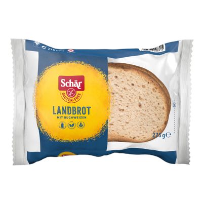 Landbrot in Scheiben 275g - glutenfrei - von Schär
