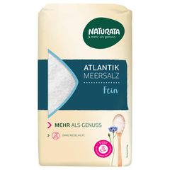 Bio Atlantik Meersalz fein 1000g - 12er Vorteilspack von Naturata