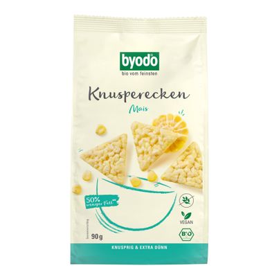 Bio Knusperecken Mais 90g - 12er Vorteilspack von Byodo