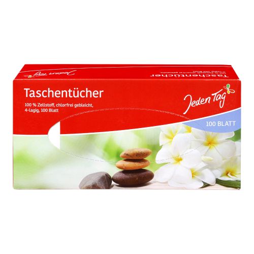 Taschentücher Box 4lagig 100Stück von Jeden Tag