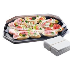 Domdeckel klar groß rPET 10Stück von Wimex