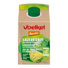 Bio Sauerkrautsaft mit Meersalz 500ml - 8er Vorteilspack von Voelkel