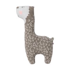 Gefülltes Kissen Alpaka 35 x 66 cm - Rauch - GRS zertifiziert - von David Fussenegger