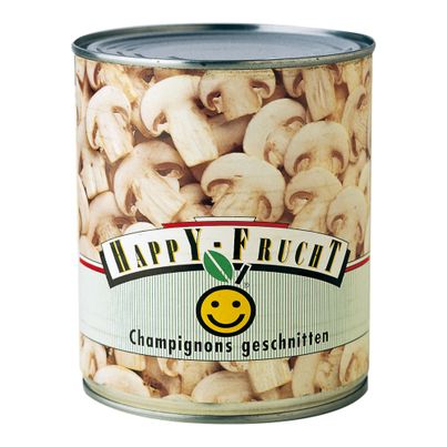 Champignons geschnitten 800g von Happy Frucht