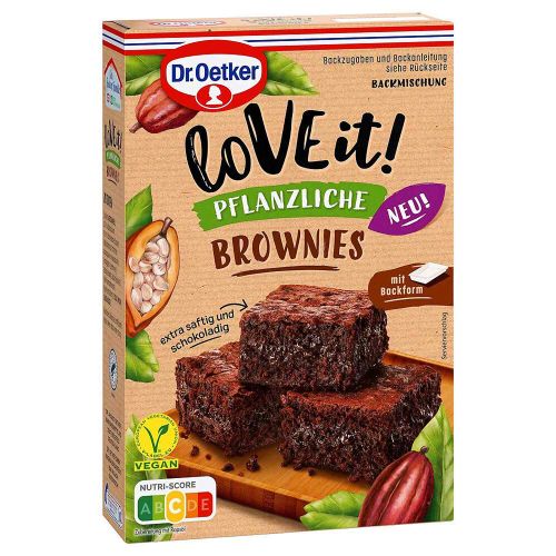 Dr. Oetker LoVE it! Pflanzliche Brownies - 480g