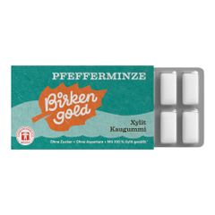 Bio Kaugummi Pfefferminze 12ct - 24er Vorteilspack von Birkengold
