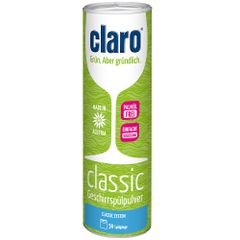 claro Geschirrspülpulver Classic 900g - Praktisch Verpackt mit Dosieröffnung ohne Verschütten in die Spülmaschine einfüllen