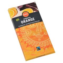 Bio Schoko Sonrisa Orange 80g - 12er Vorteilspack von Eza