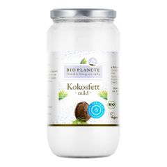 Bio Kokosfett mild gedämpft 950ml - 4er Vorteilspack von Bio Planete