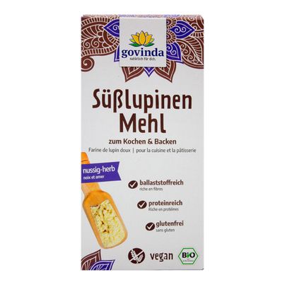 Bio Süßlupinenmehl 300g - 6er Vorteilspack von Govinda