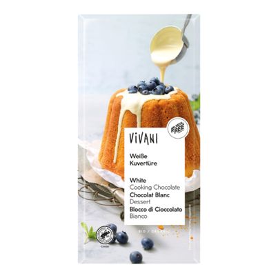 Bio Weiße Kuvertüre 200g von Vivani