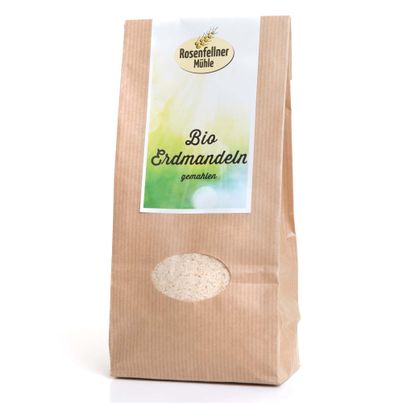 Bio Erdmandeln gemahlen 500g - 6er Vorteilspack von Rosenfellner Mühle
