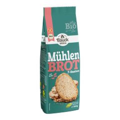 Bio Mühlenbrot 7-Saaten Backmisch. 500g - 6er Vorteilspack von Bauck Mühle