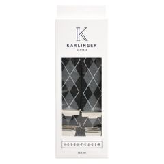 Elastischer Hosenträger schwarz gemustert Breite 35mm, Länge 110cm Verpackung