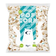 Bio Popcorn Salzig 50g - 8er Vorteilspack von Fredo's