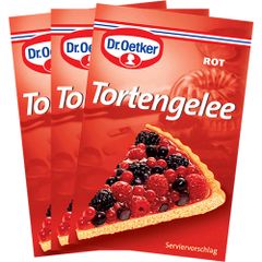 Dr. Oetker Tortengelee Rot 3er - 36g