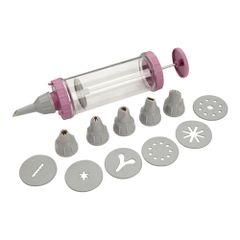 Decorating syringe with 6 nozzles 18cm from Zenker