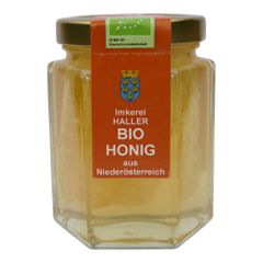 Bio Honig mit Wabenstück 250g - 6er Vorteilspack von Imkerei Haller
