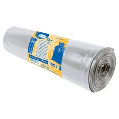 Müllsäcke transparent 120l 25Stück von Wimex